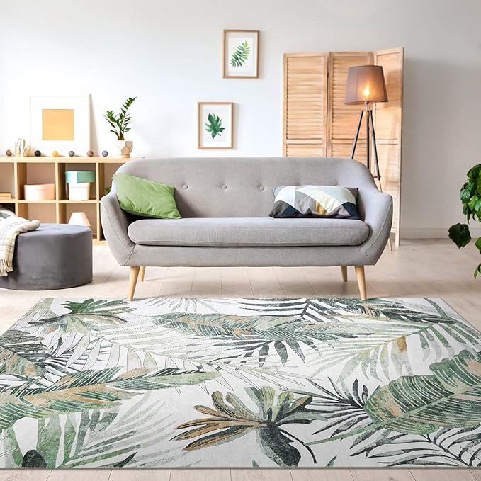 Flores de hoja verde 1