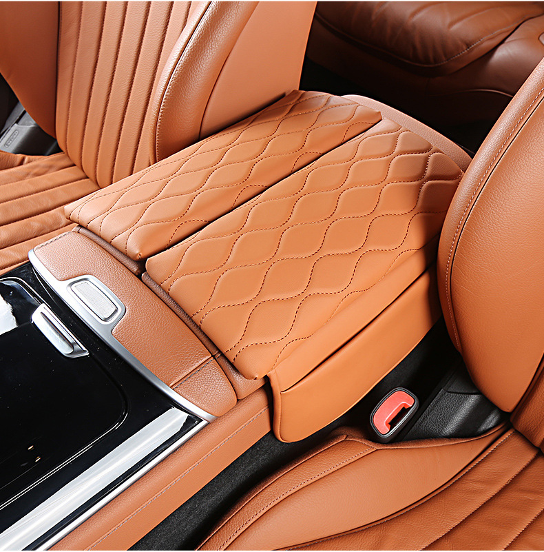 Suitable for Mercedes-Benz S-Class S400Ls450 Maybach S480 Armrest Box Pad, Height-Increasing Protective Pad, Central Control Car Interior Accessories