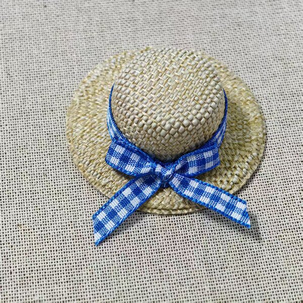 30cm 인형 모자 짠 밀짚 모자 벨벳 밀짚 모자 나비 매듭 모자 kt 밀짚 모자 작은 신선한