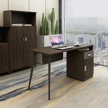 简约现代时尚板式班台年轻老板电脑桌私营广东深浅经理桌单人