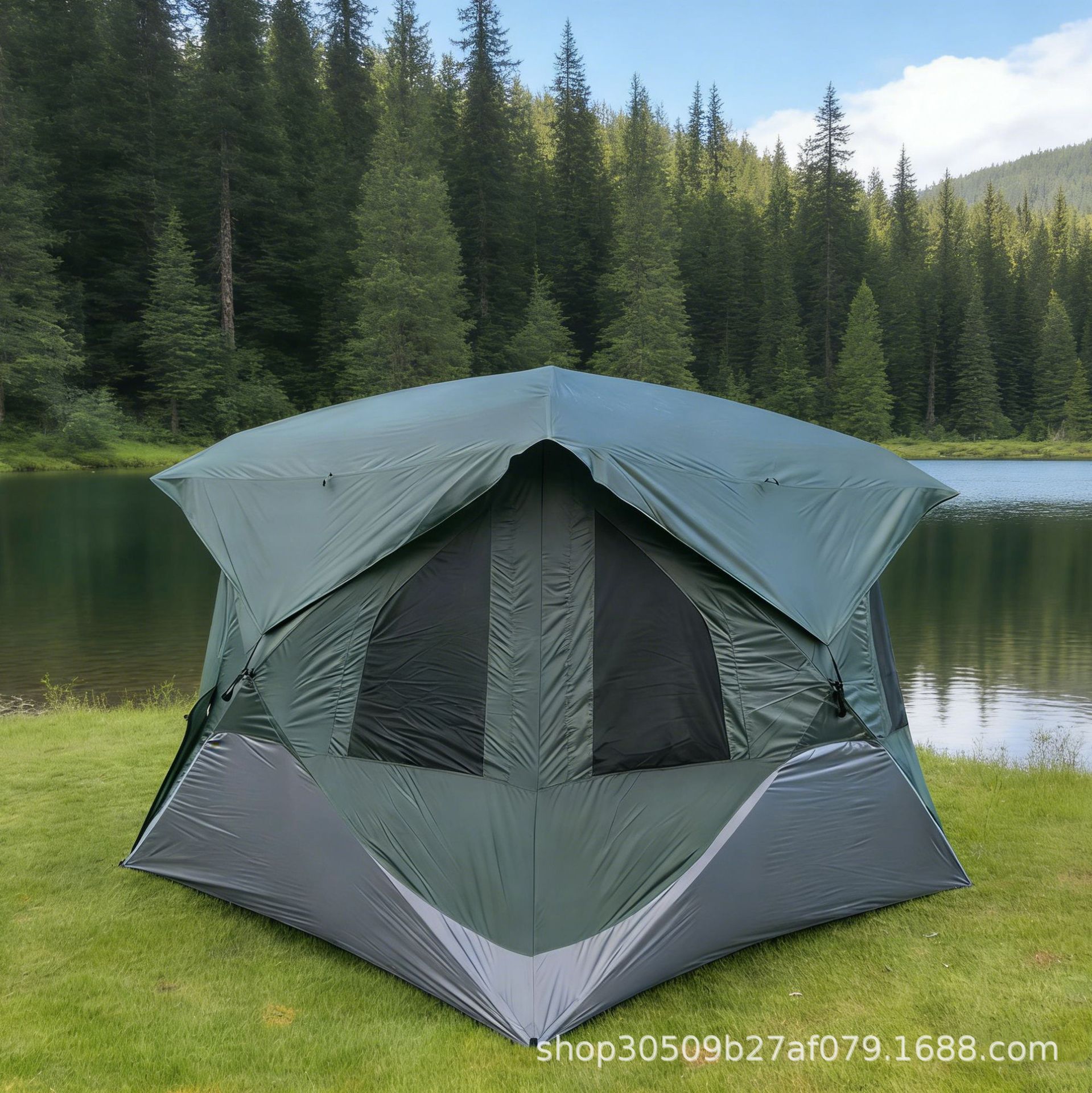 Cross-Border Outdoor Camping Tent, Windproof and Rainproof, Camouflage Bird-Watching Tent, Easy to Set Up, Portable Multi-Functional Harper Tent
