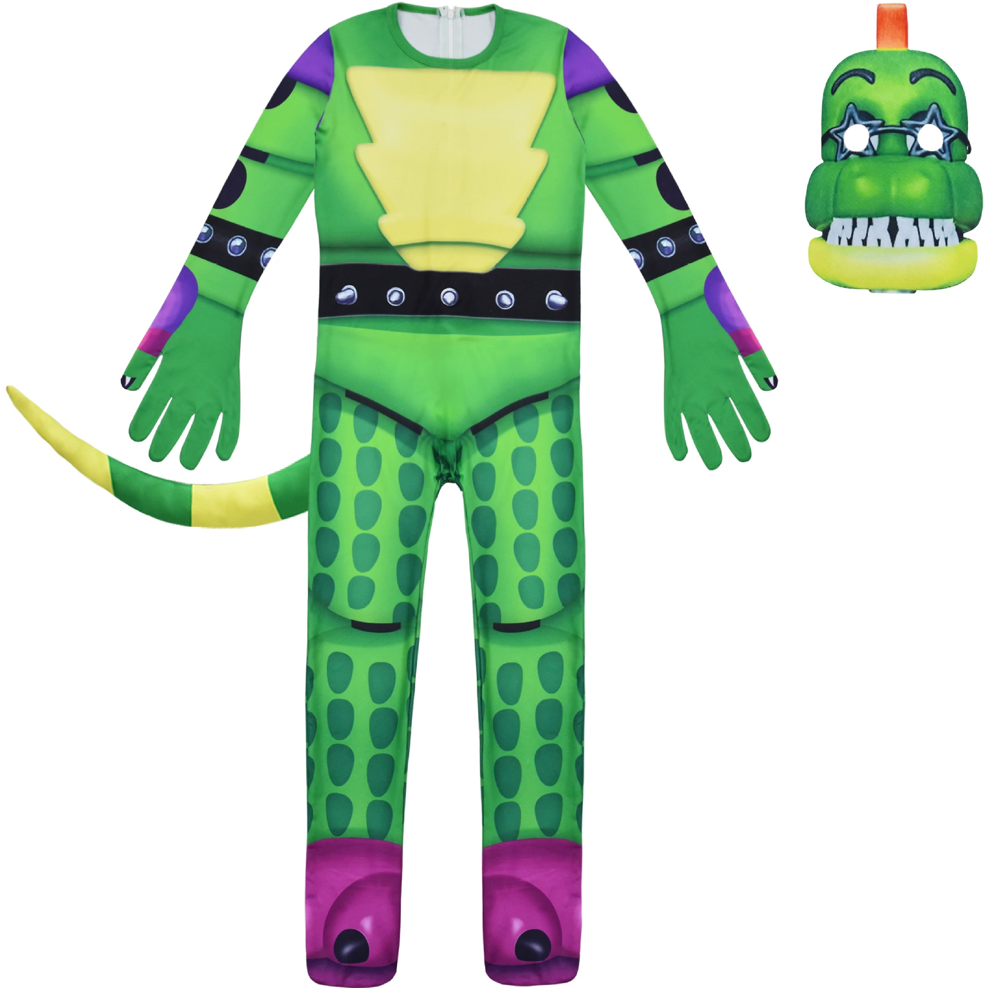 Halloween Costumes for Kids FNAF Sundrop moondrop Cosplay Bodysuit Boys Girls Anime Freddie Character Fancy Dress Party Clothing Clothing Sets	