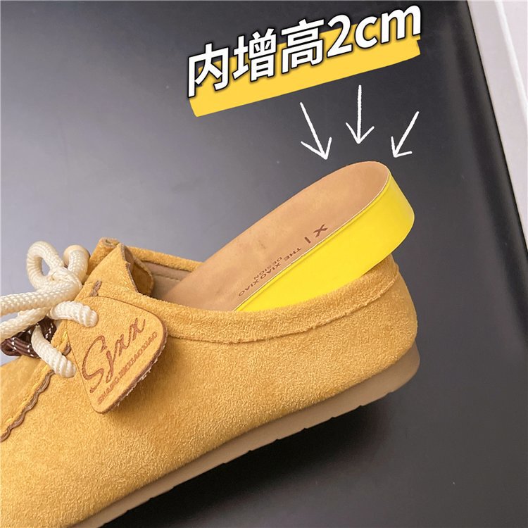 厚底博肯鞋袋鼠包头半拖鞋女夏外穿2025新款秋一脚蹬博肯单鞋凉拖|undefined
