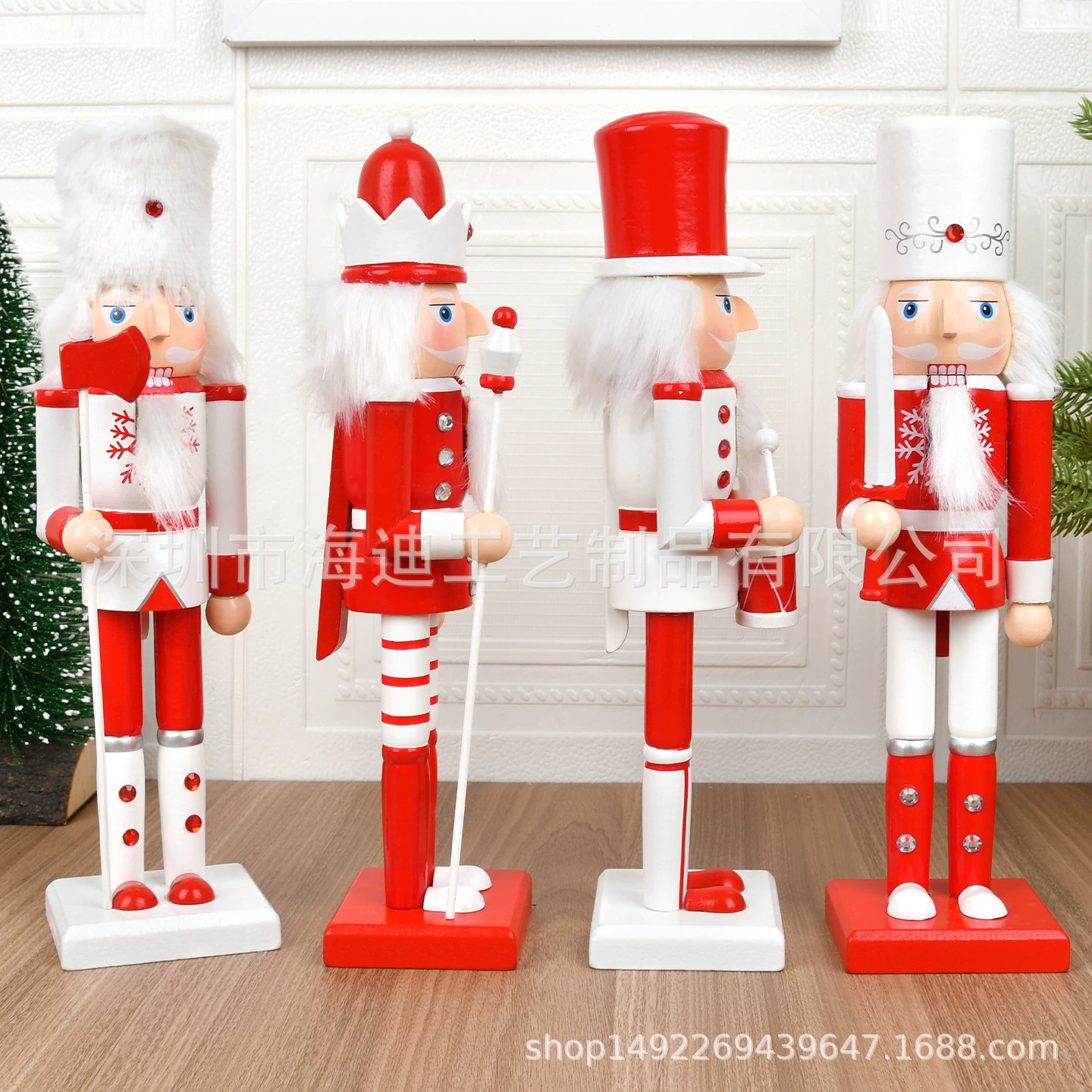 Christmas decoration supplies Nutcracker soldier ornaments bedroom wine cabinet home creative puppet ornaments holiday gifts