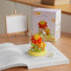 Compatible with Lego Blocks Flower Potted Sunflower Dust Cover Educational Assembled Toys for Girls Series Ornaments Wholesale Generation