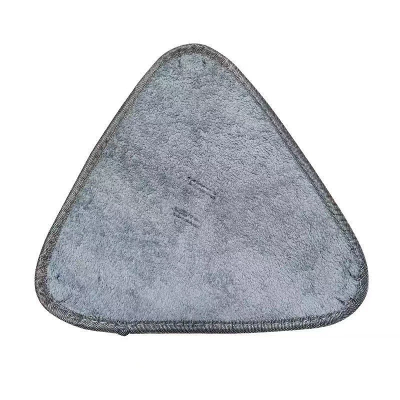 Самокрутящаяся водяная равносторонняя треугольная сменная ткань для швабры ленивая ткань для швабры коралловый бархатный треугольник сменная ткань треугольная Швабра