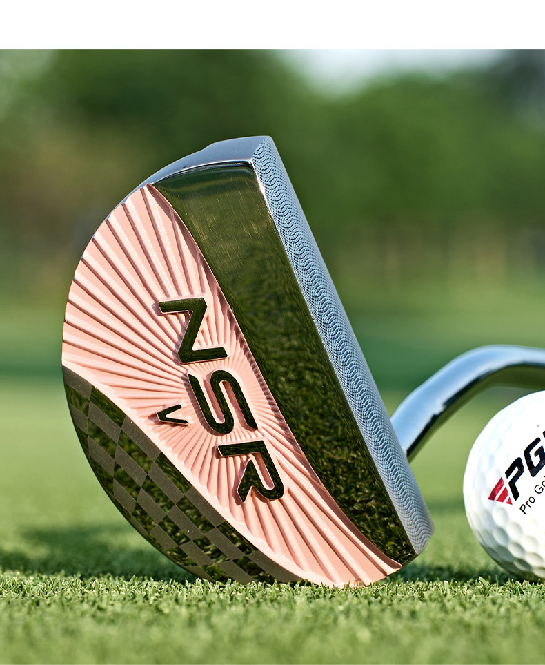 Gậy putter golf nữ PGM NSR V thép không gỉ trọng tâm thấp có đường ngắm — Bột san hô [TUG074] Nắp đầu thanh đẩy tay phải (thân trục thép) chi tiết 8