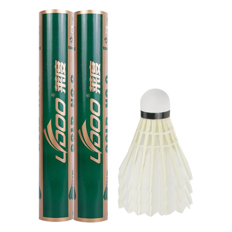 Бадминтон 12 утиных шерстяных шариков стабильны и устойчивы к игре в гусиные пушики для бадминтона