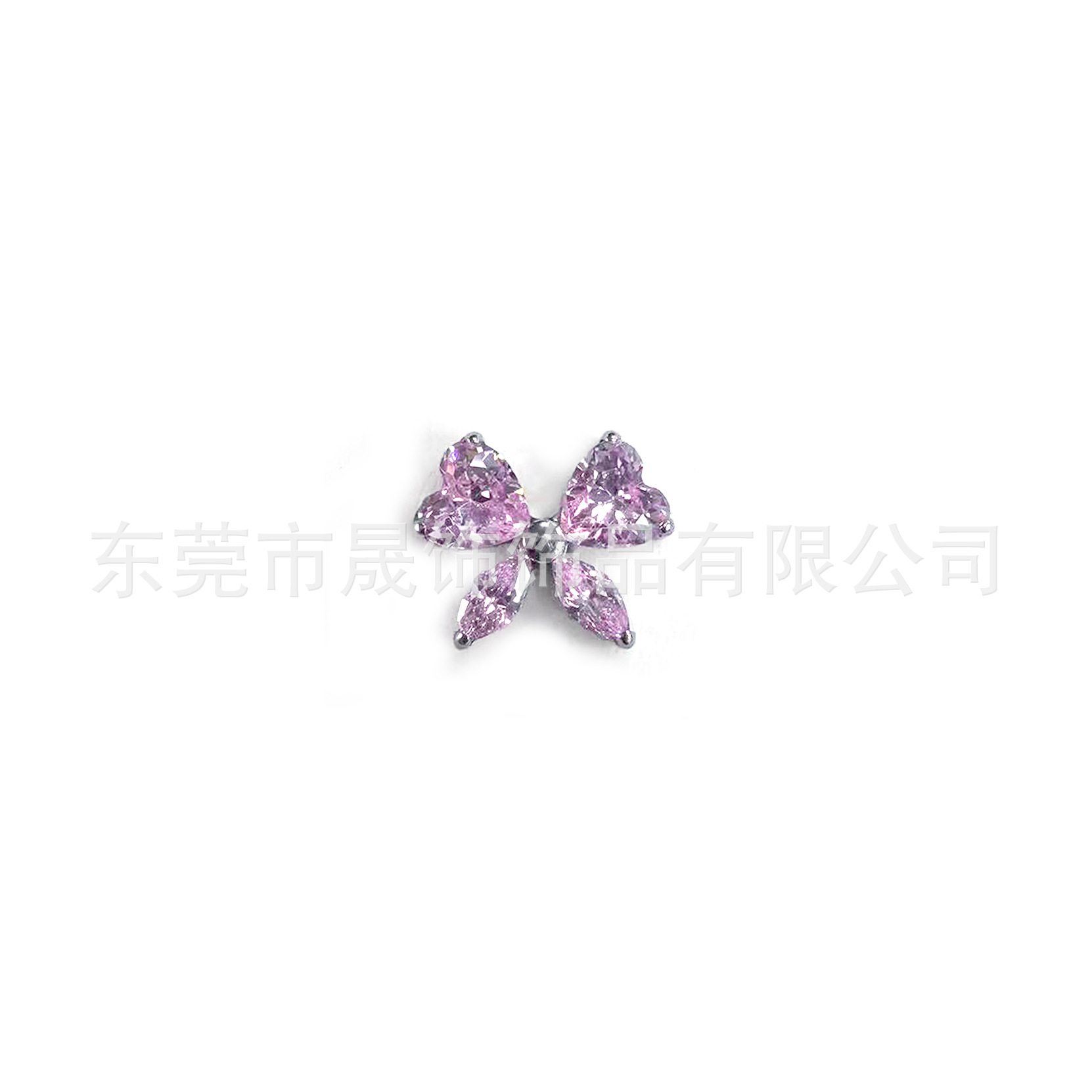 F136 Titanium Alloy Butterfly 结 Ear Stud Studded Heart 马眼 Cubic Zirconia Helix Cartilage Stud G23 Titanium Internal Thread Piercing Jewelry