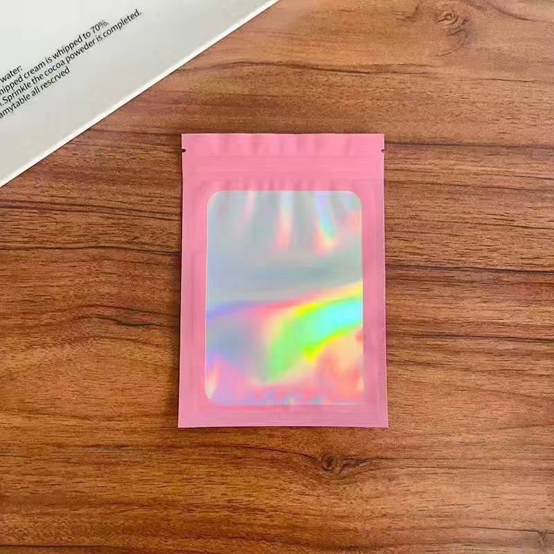 新款镭射炫彩自封袋彩色塑料袋加厚diy袋密封袋多功能封口袋通用|undefined