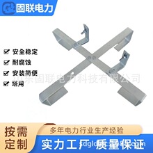 固联电力 光缆预留盘线架 48芯OPGW塔用750mm内盘式热镀锌扁铁 K