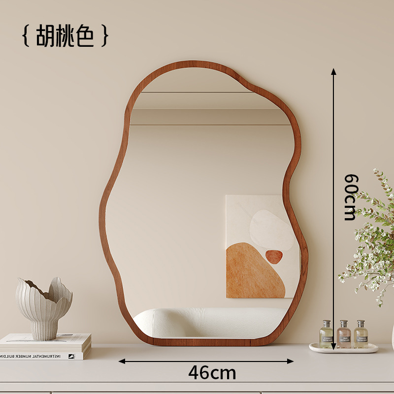 Espejo decorativo retro espejo de maquillaje medieval espejo de vestir espejo de vestir sala de estar se puede colgar en la pared espejo de escritorio espejo de vestir espejo