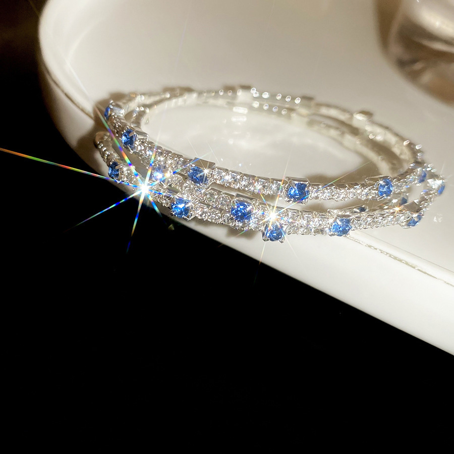 Pulsera 51 - plata - azul