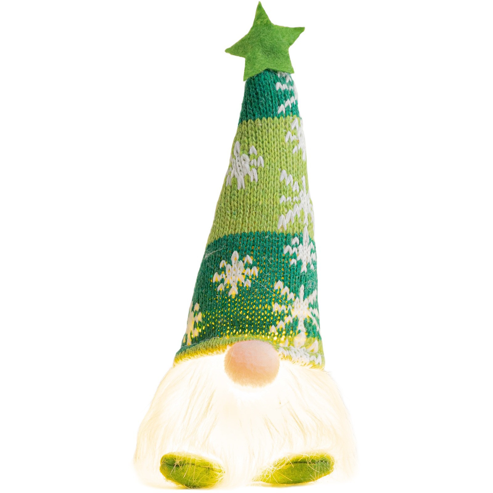 Muñecas de Navidad transfronterizas Gingerbread Man luminoso muñeca sin cara esquinilla adorable muñeca Rudolph decoraciones