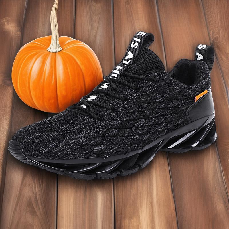 Zapatos de hombre primavera y verano, transpirable y ligero, nuevo estilo coreano, patrón de escamas de pescado, zapatos de malla de hoja, deportes, ocio, zapatos para correr, zapatos de hombre