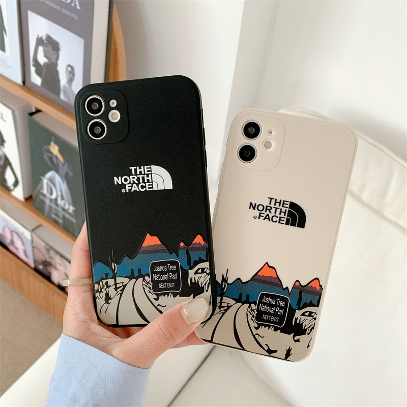 潮款山峰手机壳iPhone17Promax保护套12适用苹果11软8p全包Xr防摔