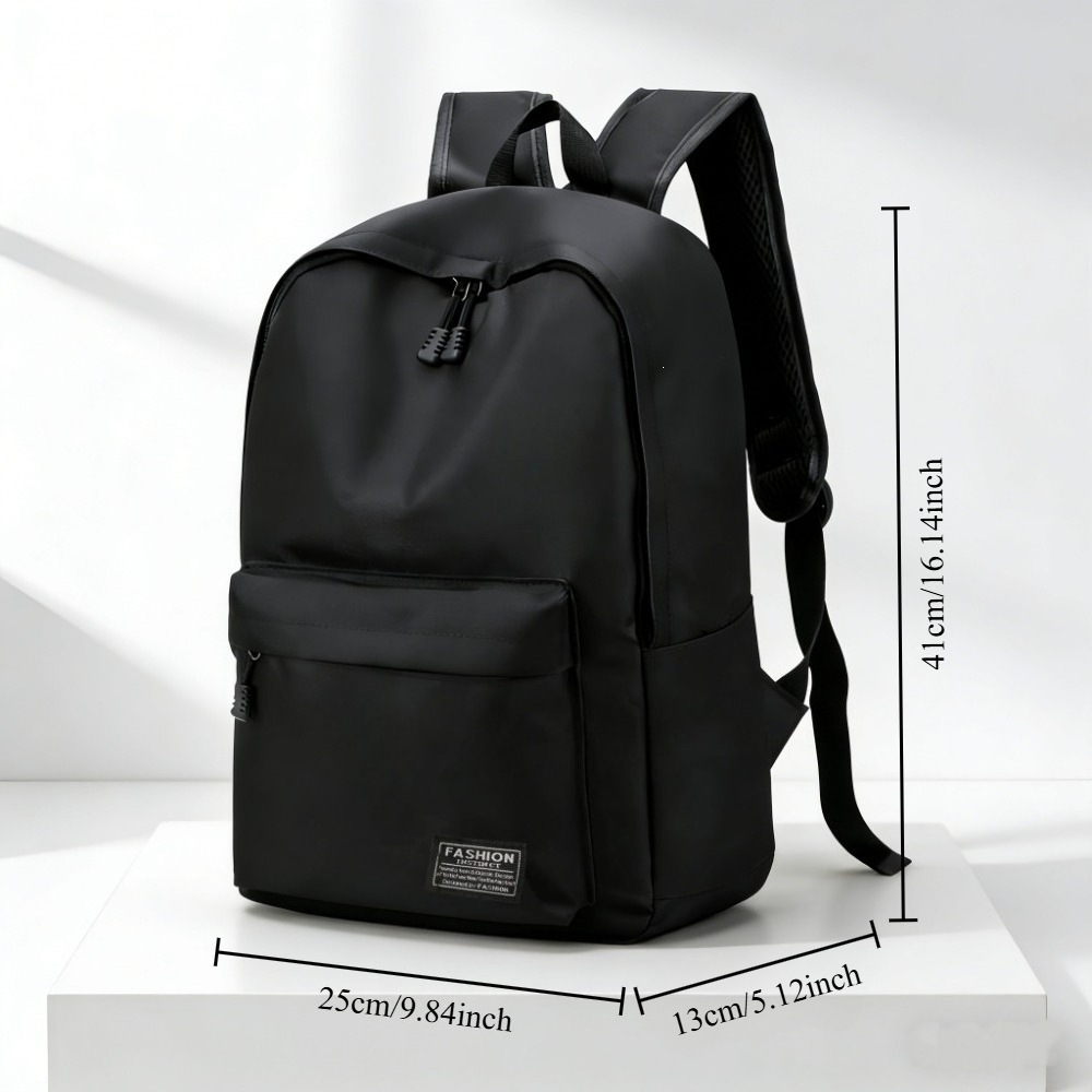 Cross-border men's casual backpack, large-capacity travel backpack, business simple laptop bag, versatile and lightweight school bag