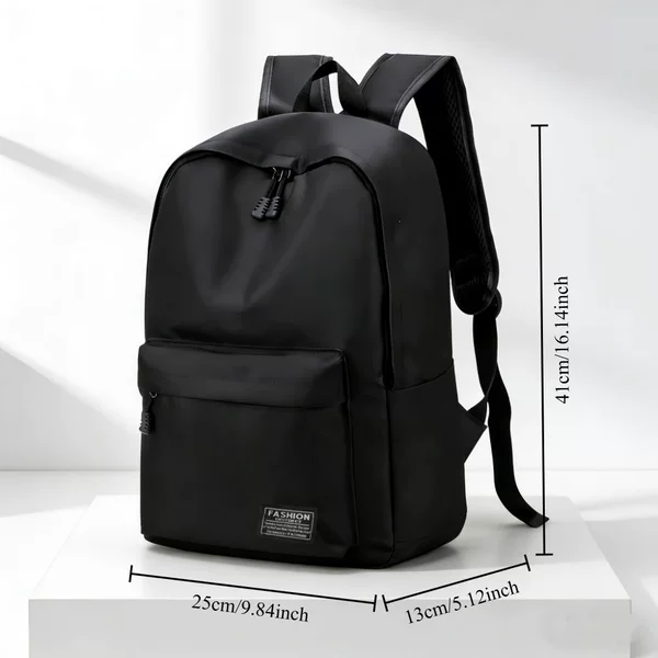 Cross-border men's casual backpack, large-capacity travel backpack, business simple laptop bag, versatile and lightweight school bag