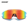 KDEAM high -end TR90 box conjoined polarized sunglasses men's outdoor cycling glasses wagger sunglasses KD0803