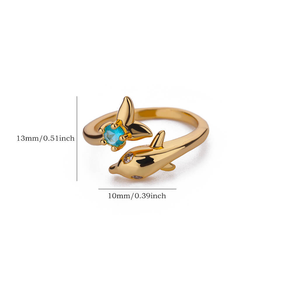 Butterfly Ring For Women, Luxury Micro-inlaid Zircon Open Ring_voghion.com