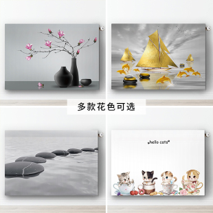 Radiator Decorative Cover to Cover Household Simple New Anti-Smoke Black Wall Fabric Custom-Made All-Inclusive Cover Dust Cover