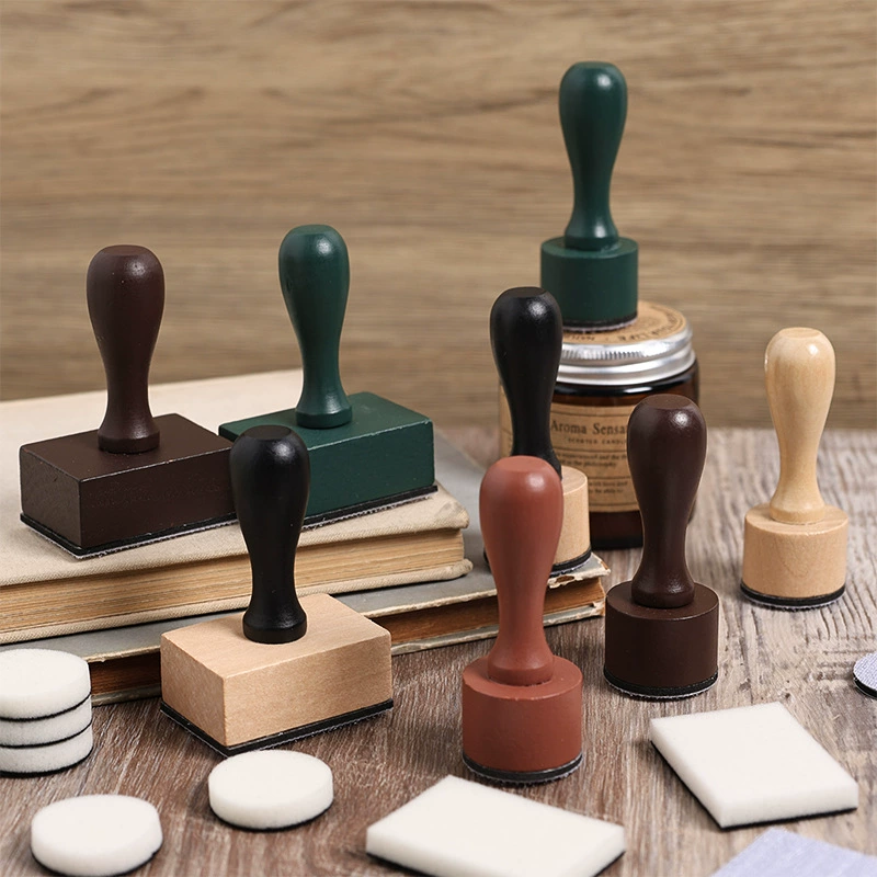 Трансграничная деревянная ручка с раскраской губка печать ручная почка грязь diy материал с цветным покрытием