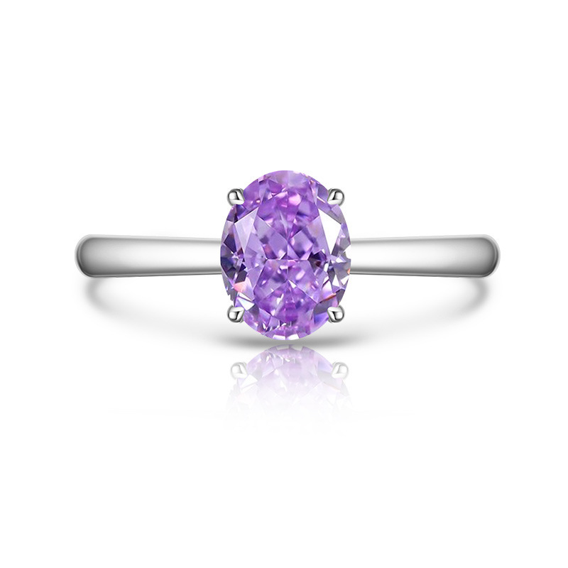 Damenring Mit Farbigem Edelstein Im Eisschliff Design_voghion.com