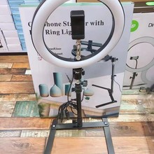 X1直播补光灯 手机俯拍支架桌面拍照摄影多功能录像美食视频三脚