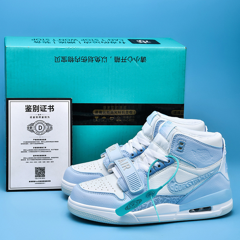 Aj312 Men's Shoes Putian Genuine Aj1 High Top Aj Pure Original North Carolina Blue Basketball Shoes Youth Year of the Dragon Limited Shoes for Women