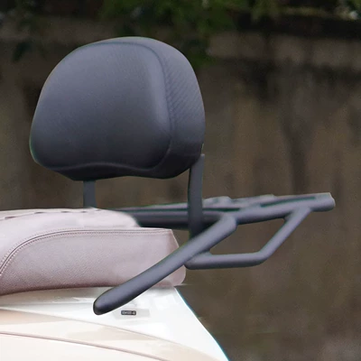 Motorcycle bumper – for 25 Honda Ns125La Bumper - black-carbon-steel-rear-tail-rack-special-rear-backrest
