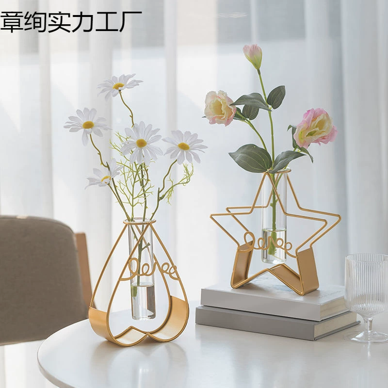Креативная ваза, горшок для гостиной, спальни, настольный декор, украшения, искусственный искусственный букет, гидропонный подарок на новоселье