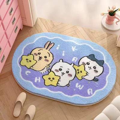 Avtomobil döşəmə paspasları – home entrance door mat - fun-star-good-night-4060cm-imitation-cashmere