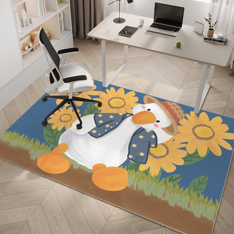 유화 귀여운 오리