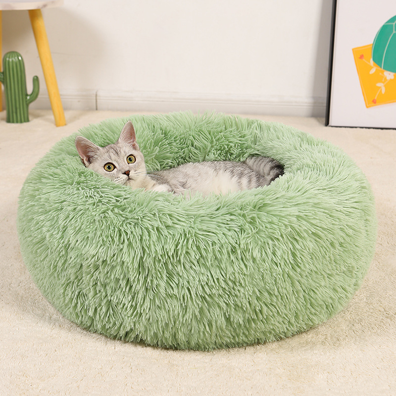 Lettino caldo per gatti, adatto a tutte le stagioni, per un sonno profondo, a forma di tortina di uovo. Adatto per gatti_voghion.com