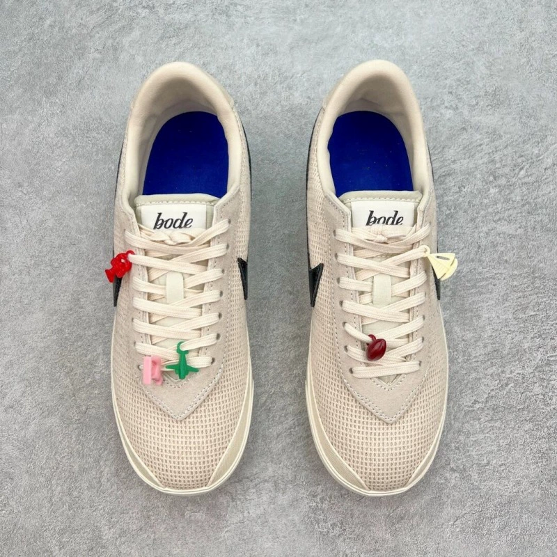 Летние дышащие белые повседневные кроссовки для морального тренинга совместного бренда Bode, легкая мужская и женская спортивная обувь FJ9821-001