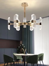 轻奢水晶吊灯2022年新款客厅主灯大气别墅后现代简约卧室餐厅灯具