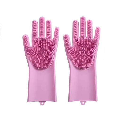 Multifunctional cleaning gloves, pet silicone massage bathing hair removal brush, dog and cat bathing gloves, anti-scratch and bite