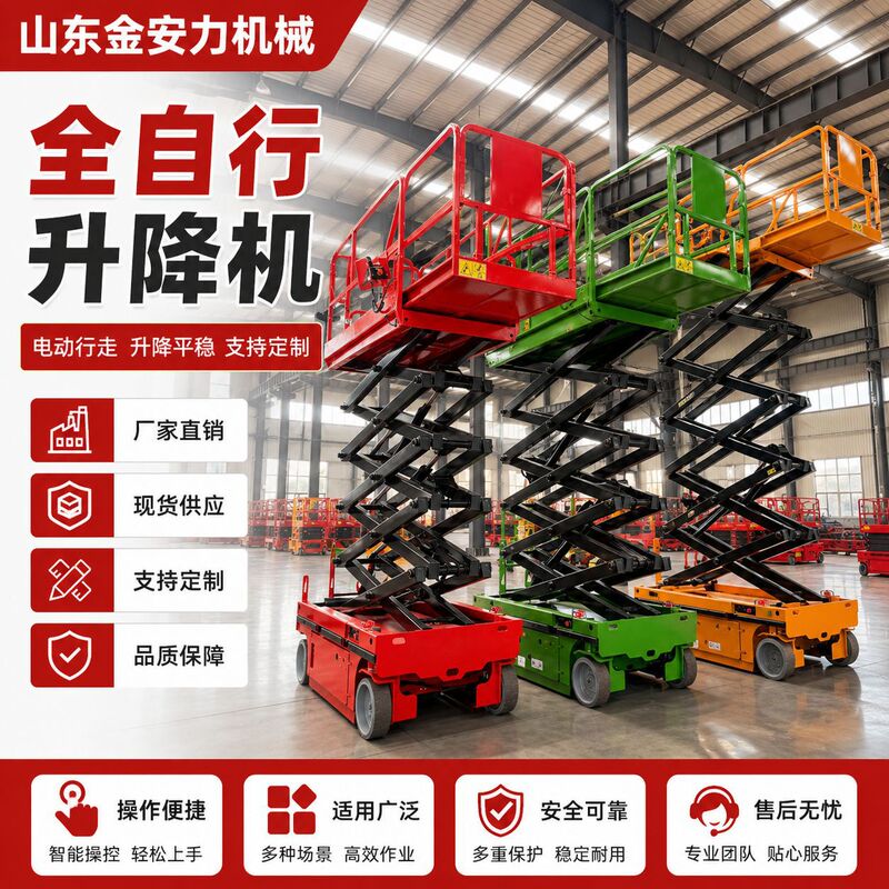 Fully self-propelled lift from the source factory, mobile scissor lift, electric self-propelled lift Fully self-propelled lift from the source factory, mobile scissor lift, electric self-propelled lift