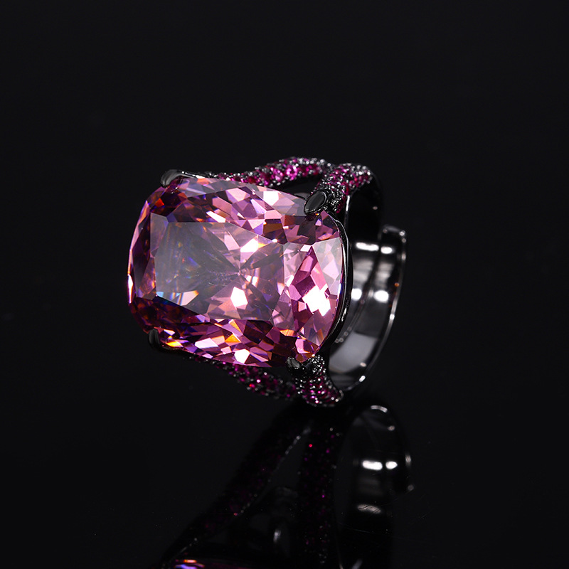 2024 nuevo estilo Zhuang Shengsheng joyería fondo de cobre chapado en oro simulación nido de pájaro cortado rosa seca traje retro mujer 15*20