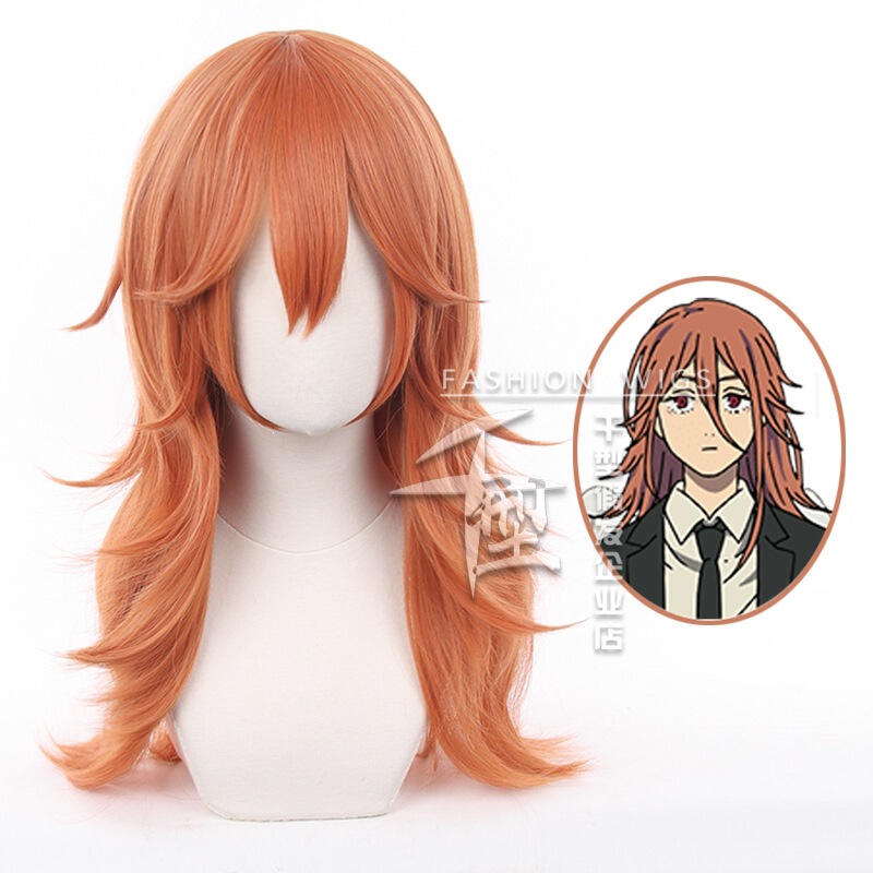 【Xing Luo】Chainsaw Man Angel Demon cosplay wig, layered and upturned, specially mixed orange-brown color 【Xing Luo】Chainsaw Man Angel Demon cosplay wig, layered and upturned, specially mixed orange-brown color