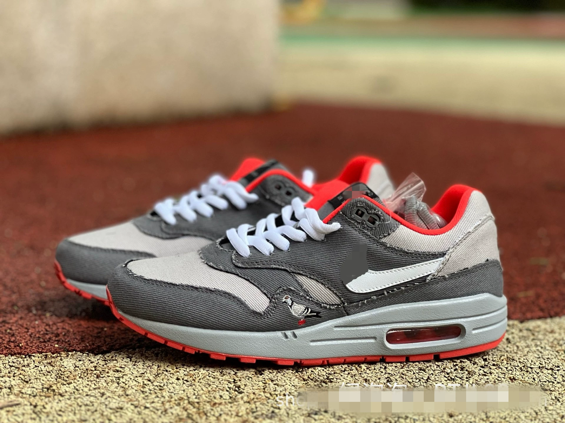 Оригинальная обувь, чистая оригинальная версия Travis Scott Air Max 1 Saturn Gold, ретро-барб, износостойкая, мужская