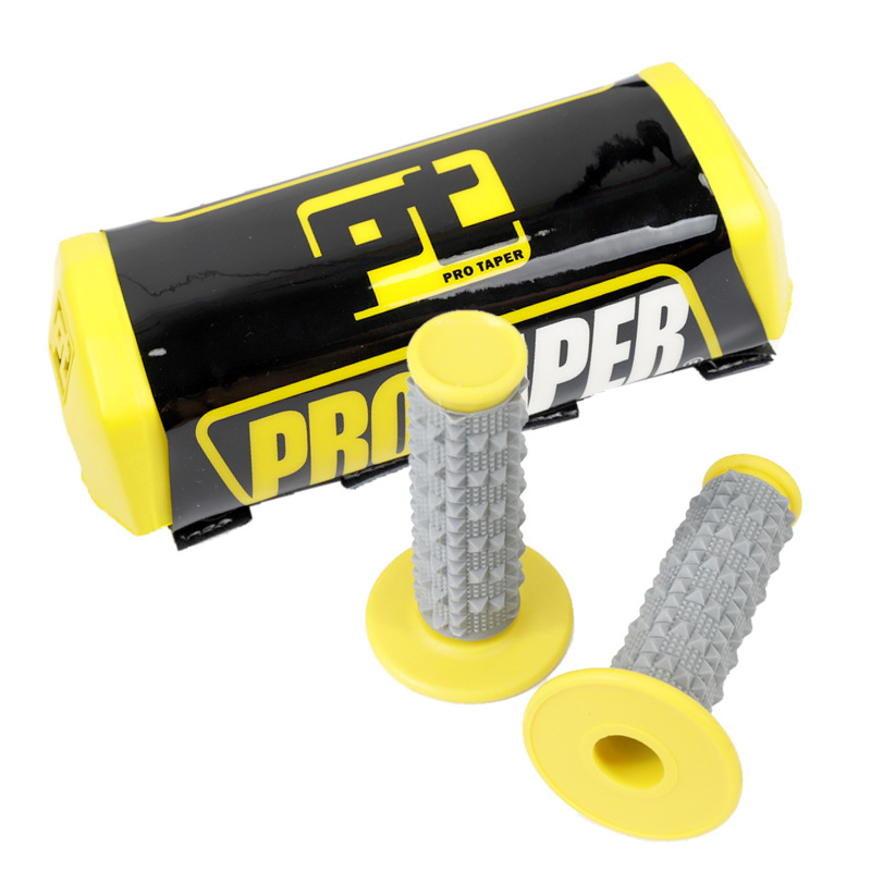 노란색면 검은 PT 노란색 큰 입자 핸들 세트