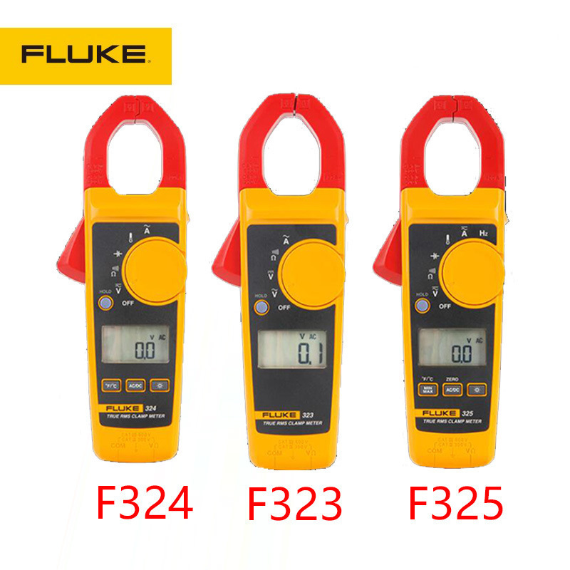 福禄克钳形万用表FLUKE 324 F323数字式万用表F325钳型电流表钳表