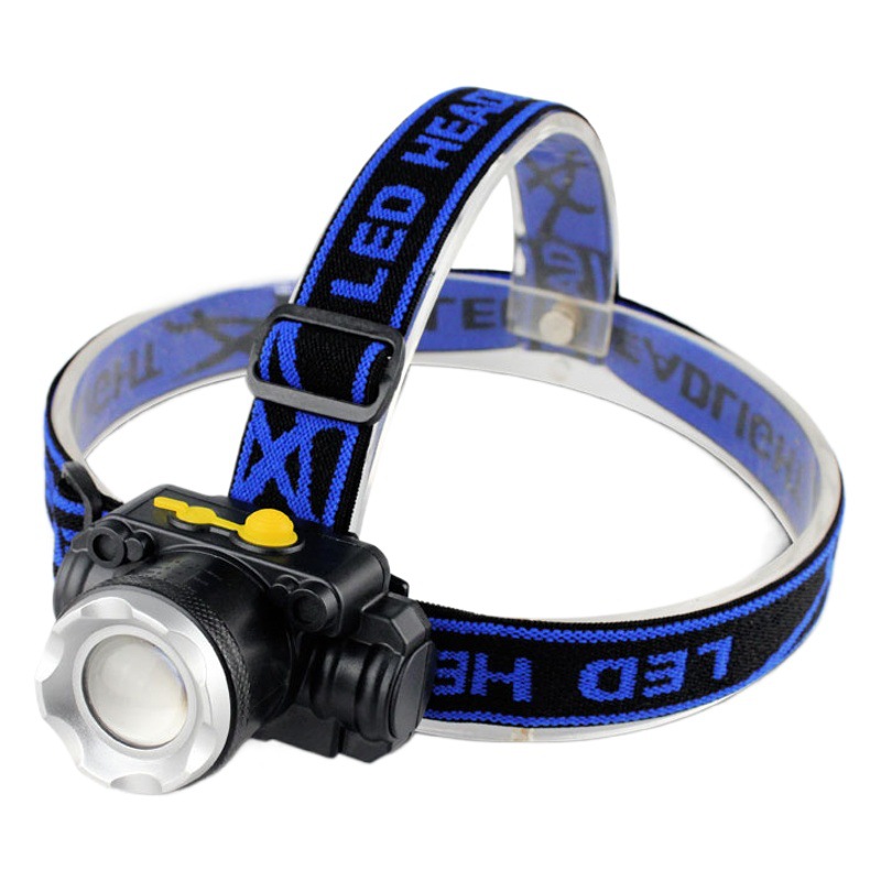 Faros de pesca al por mayor transfronterizos para exteriores Faros de sensor de carga con zoom telescópico image 1