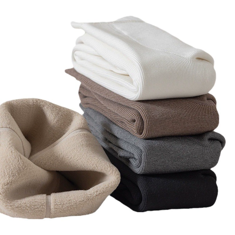 Детские флисовые теплые лосины, детские колготки с закрытыми ножками, осенне-зимние, влагопоглощающие