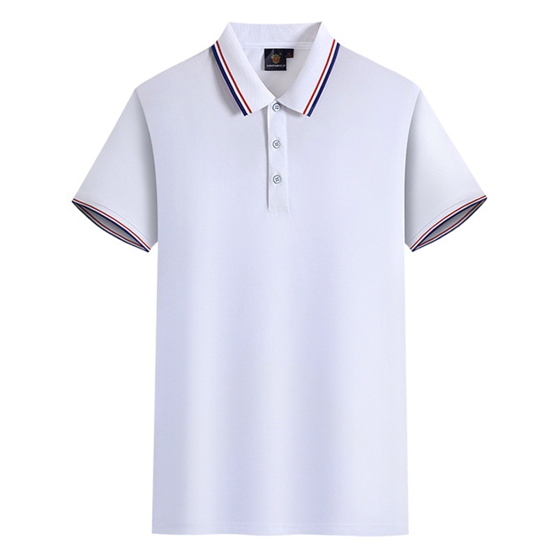 Ropa de trabajo de verano Polo camisa logotipo personalizado solapa color a juego camiseta algodón mercerizado manga corta ropa de trabajo fábrica al por mayor