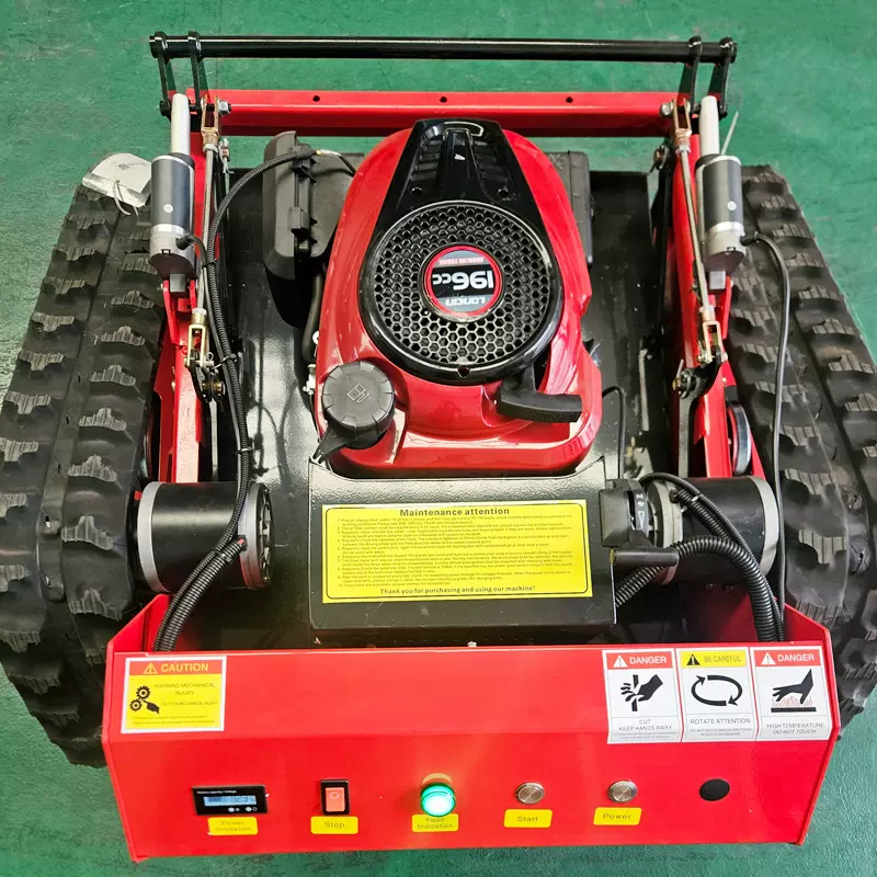 出口澳大利亚遥控割草机 农用开荒大棚550型打草机 大马力碎草机