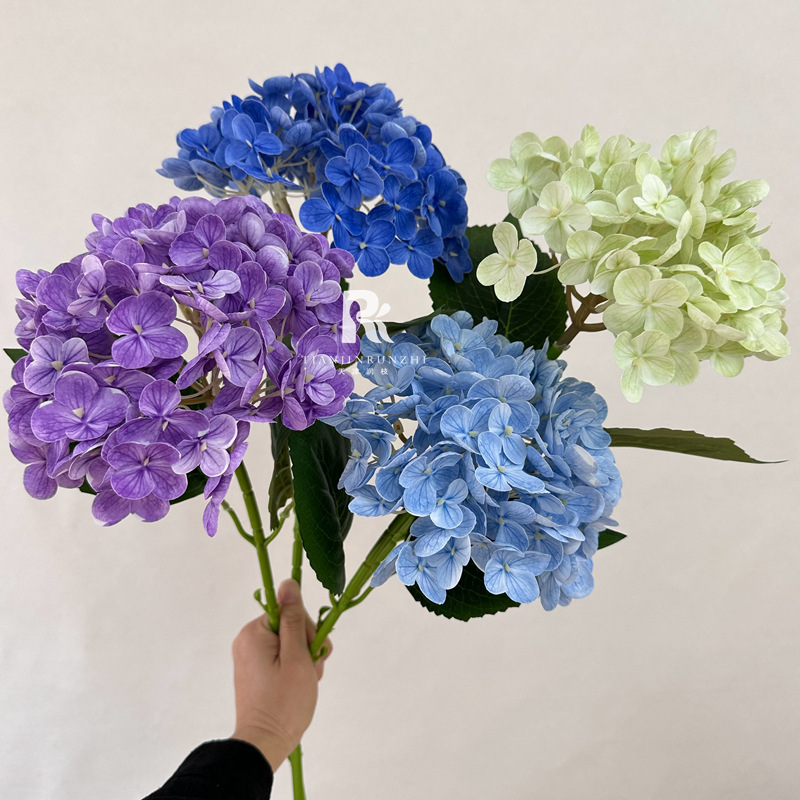 Simulation 3D Printing Delicate Floral Anemone Artificial Wedding Floristry Design Wedding Hotel Soft Furnishing Business Table Anemone Flower