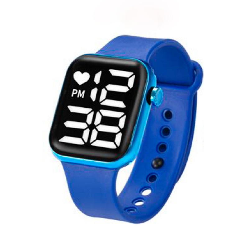 Internet Celebrity Square Couple Button LED Horloge Studenten Sport Elektronisch Horloge Y6 Elektronisch Horloge_voghion.com