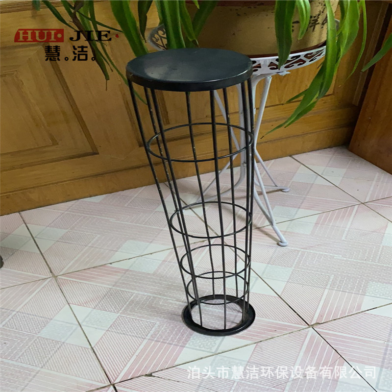 有机硅骨架褶皱式袋笼扁形信封式骨架 133*6000规格骨架 圆形骨架